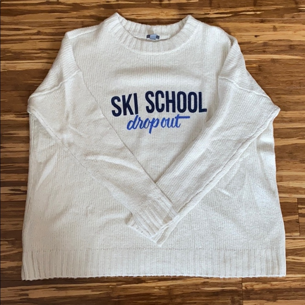 NWOT - Aerie Ski School Drop Out Sweater